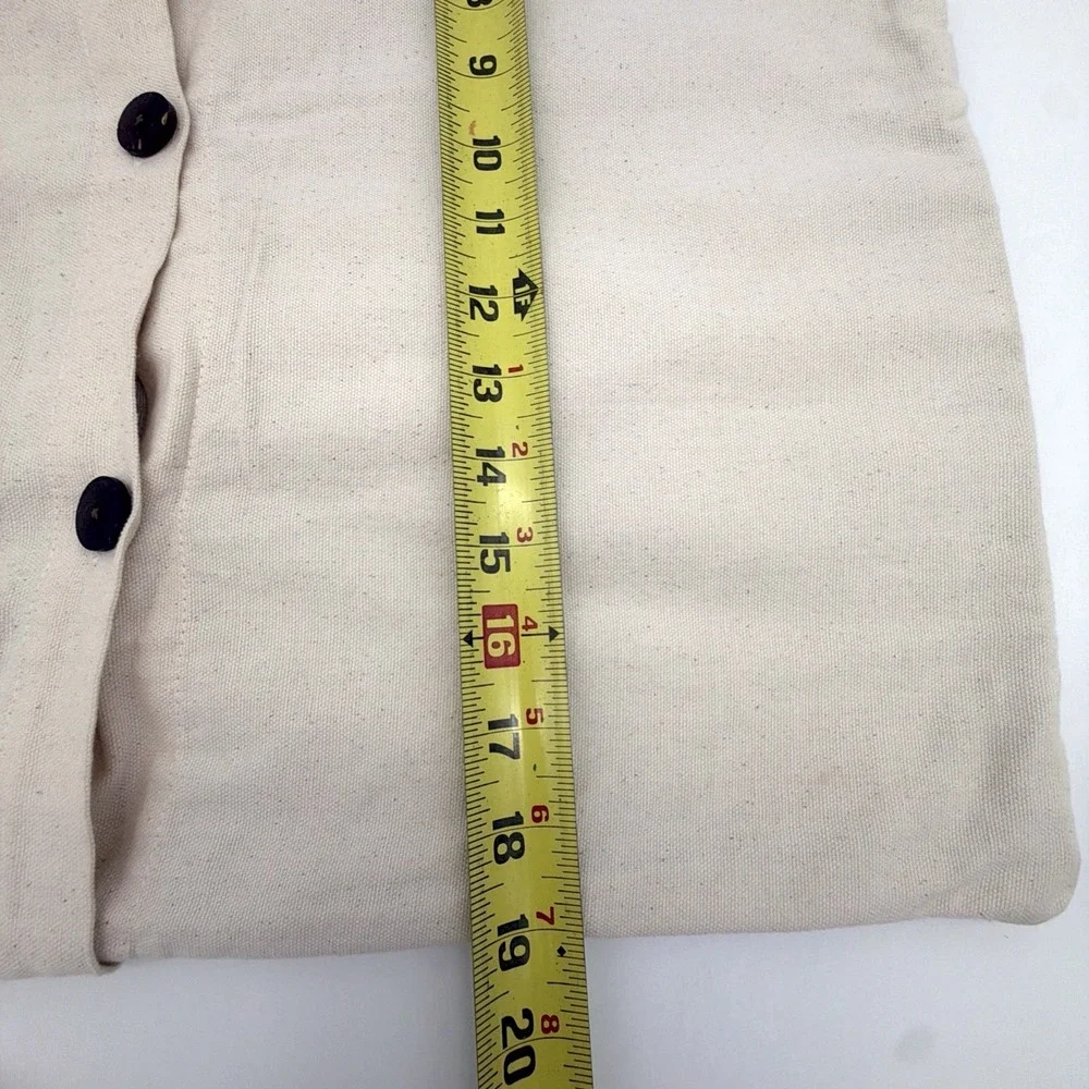 West Elm 2019 Pillow Cover Square Cotton Geometric Colorful Textured MCM